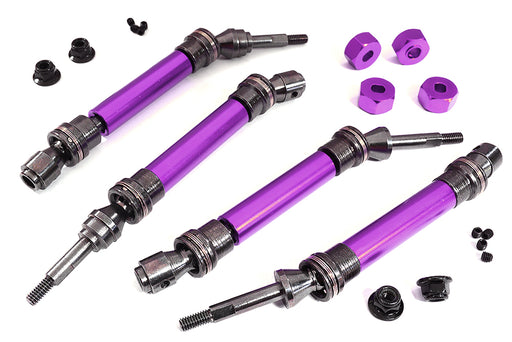 Alloy Front & Rear Universal Drive Shaft Set for Traxxas 1/10 Slash 4X4