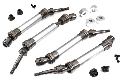 Alloy Front & Rear Universal Drive Shaft Set for Traxxas 1/10 Slash 4X4