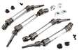 Alloy Front & Rear Universal Drive Shaft Set for Traxxas 1/10 Slash 4X4