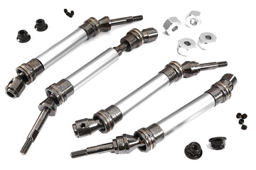 Alloy Front & Rear Universal Drive Shaft Set for Traxxas 1/10 Slash 4X4