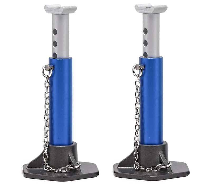 Adjustable Heights 61-88mm Model Jack Stands (2) for 1/10 Scale
