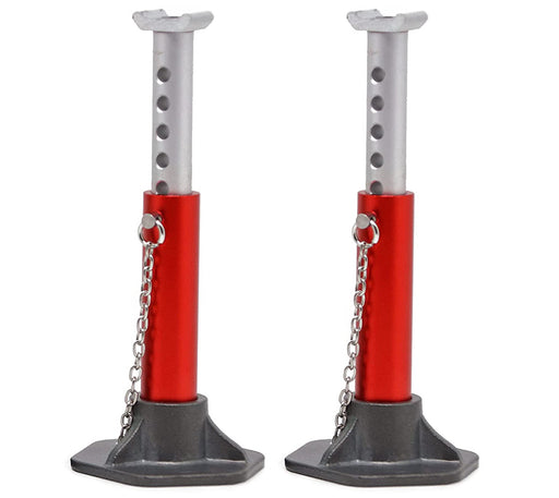 Adjustable Heights 61-88mm Model Jack Stands (2) for 1/10 Scale