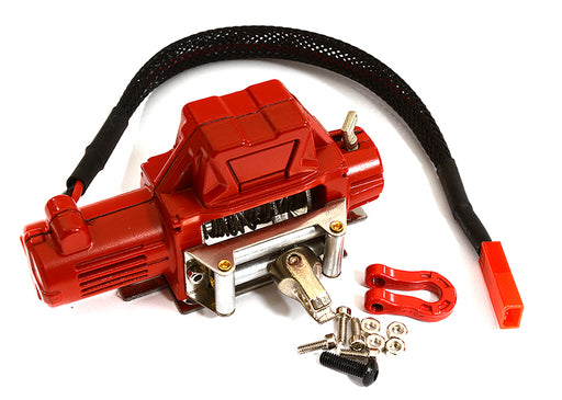 Realistic Heavy-Duty High Torque Winch for 1/10 Scale Trail Crawler