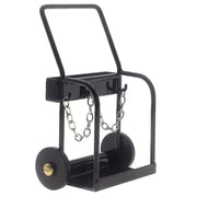 Miniature 1/10 Scale Model Gas Cylinder Welding Cart Hand Truck