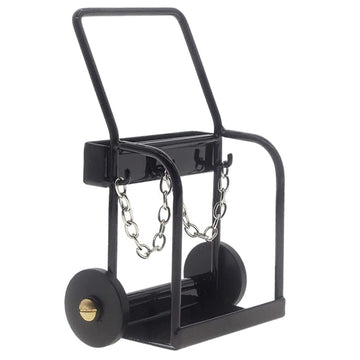 Miniature 1/10 Scale Model Gas Cylinder Welding Cart Hand Truck