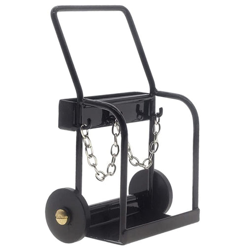 Miniature 1/10 Scale Model Gas Cylinder Welding Cart Hand Truck