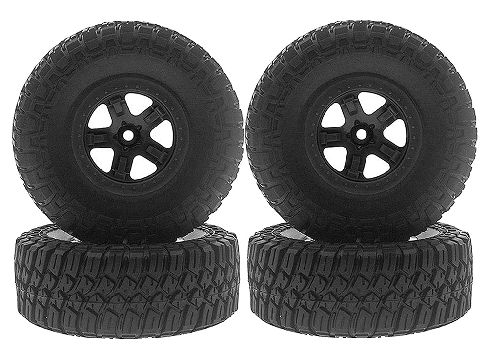 Composite Short Course 2.2/3.0 Size Wheel & Tire (4) (O.D.=120mm)