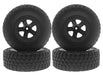 Composite Short Course 2.2/3.0 Size Wheel & Tire (4) (O.D.=120mm)