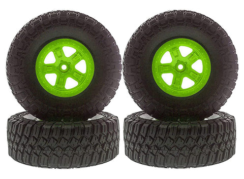 Composite Short Course 2.2/3.0 Size Wheel & Tire (4) (O.D.=120mm)