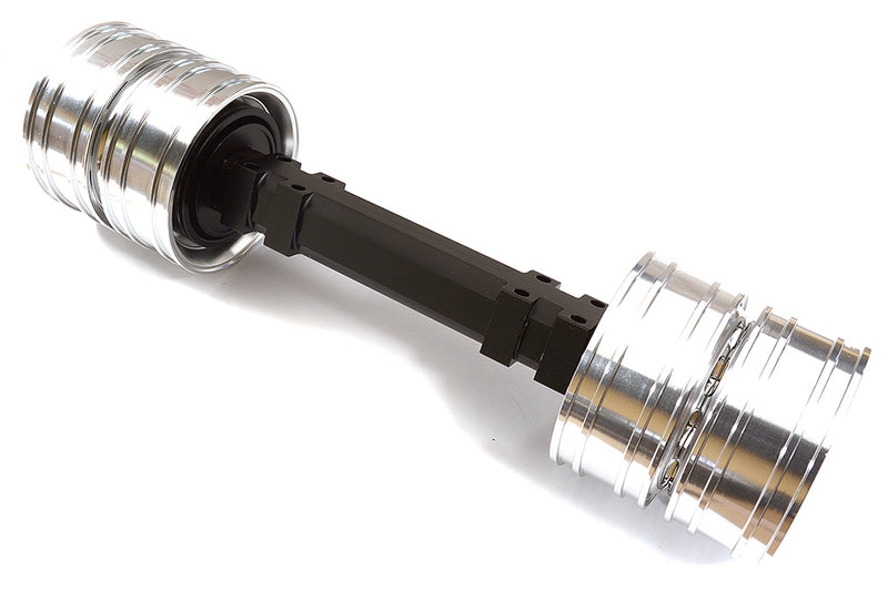 Billet Machined Straight Axle w/ Dually Wheels for 1/14 Semi-Tractor (W=182mm)