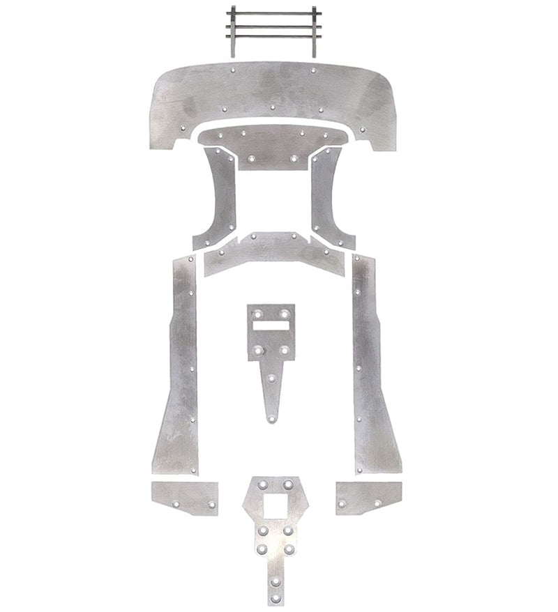 Alloy Front Bumper Guard & Protection Plates for Arrma 1/7 Felony, Infraction