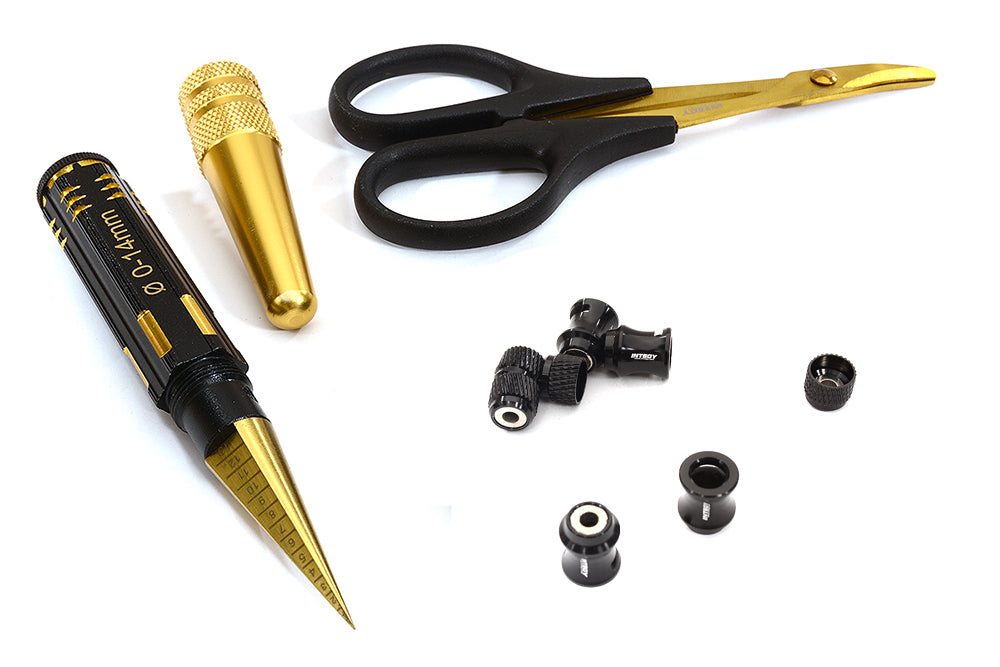 Universal Plastic R/C Body Mounting Hole, Cut & Trim Tool Kit