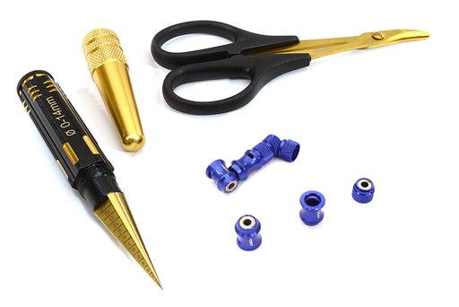 Universal Plastic R/C Body Mounting Hole, Cut & Trim Tool Kit