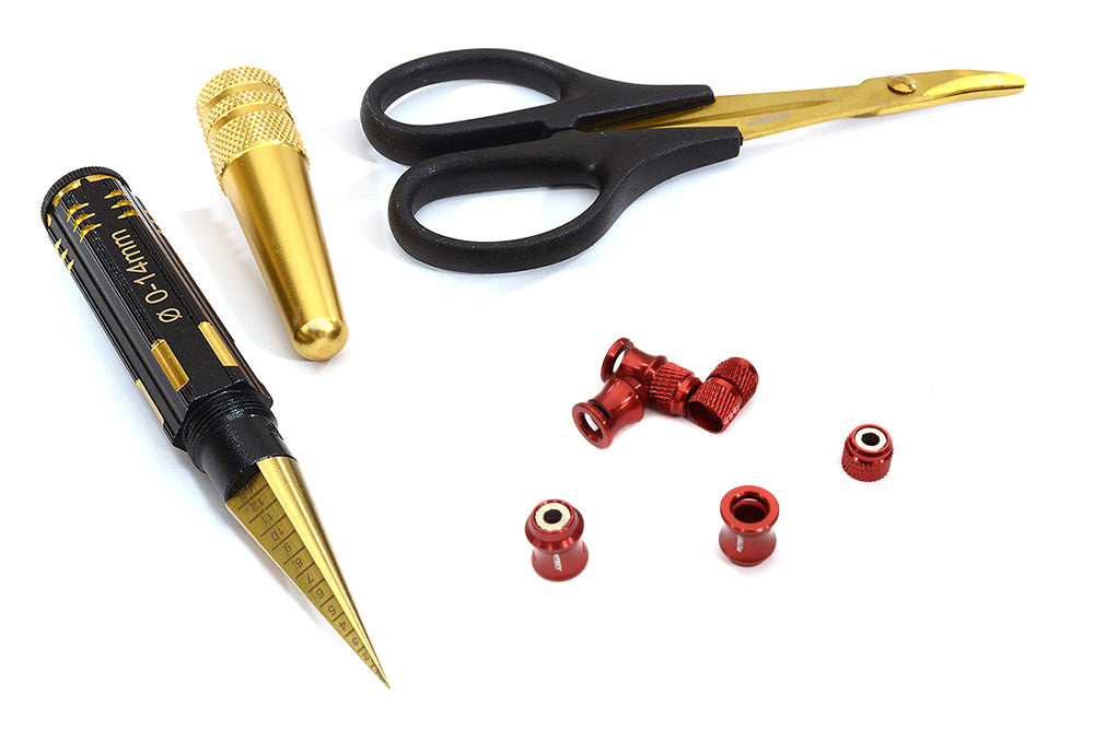 Universal Plastic R/C Body Mounting Hole, Cut & Trim Tool Kit