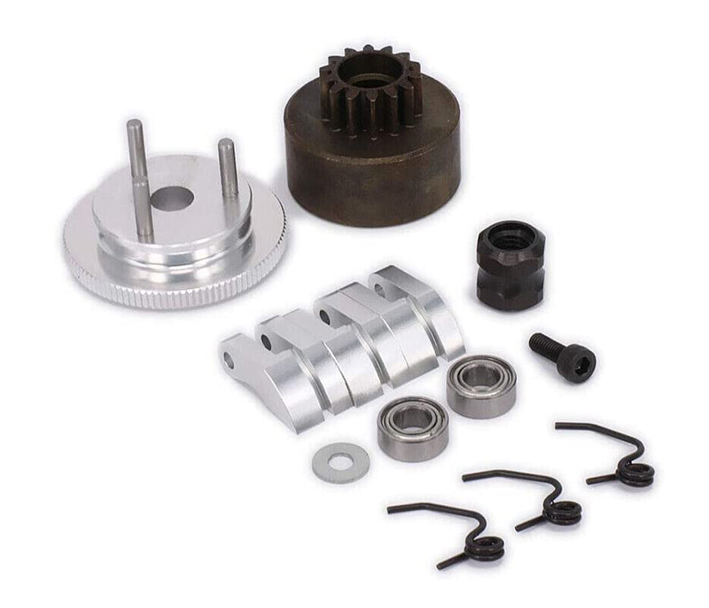 1/8 Nitro Flywheel, Clutch & 14T Clutch Bell Set for 21-28 Size Engine