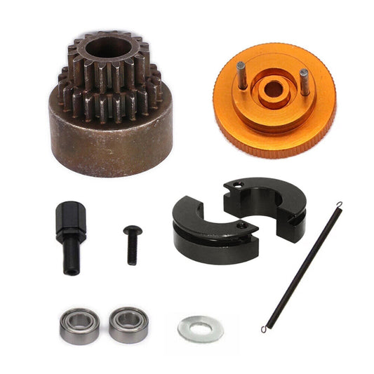 1/10 Nitro Flywheel, Clutch & 16/21T 2-Speed Clutch Bell Set