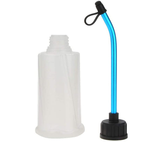 Plastic 250cc Fuel Filler Clear Bottle w/ Attached Cap for 1/10 & 1/8 Nitro