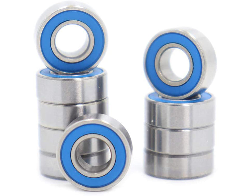 Low Friction Rubber Sealed Ball Bearings (10) 5x11x4mm for RC Vehicles