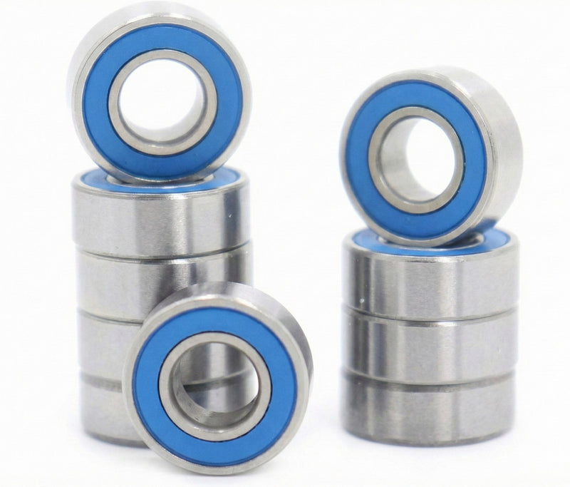 Low Friction Rubber Sealed Ball Bearings (10) 5x11x4mm for RC Vehicles
