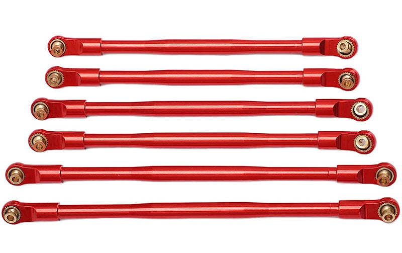 Metal Alloy Linkages (6) for Axial 1/10 RBX10 Ryft 4WD Rock Bouncer