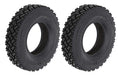 All Terrain Rubber 88mm Tire (2) for Tamiya 1/14 Tractor Truck W=20mm