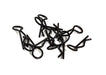 Bent-Up Body Clips (10) for 1/10 RC Cars & Trucks (LxW=23x9mm)