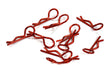 Color Bent-Up Body Clips (10) for 1/10 RC Cars & Trucks (LxW=23x9mm)
