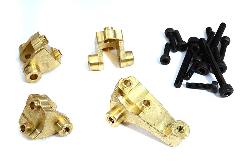 Brass Alloy 50g Total Axle Mount (4) for Traxxas TRX-4 Scale & Trail Crawler