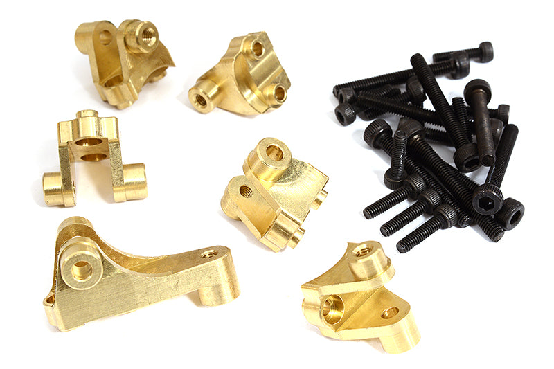 Brass Alloy 72g Total Axle Mount (6) for Traxxas TRX-6 Scale & Trail Crawler