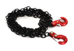 Realistic 1/10 Scale Metal Drag Chain w/ Tow Hooks for Off-Road Crawler