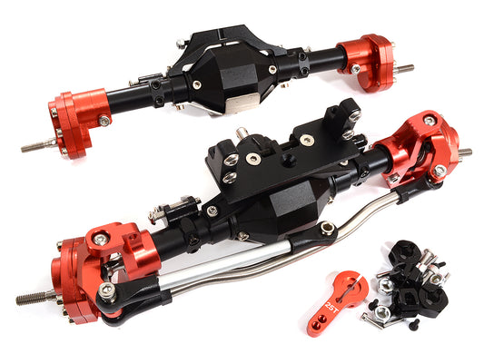 Reversible Rotation F&R Axle Assembly w/ Internals for 1/10 SCX10 II & SCX10 III