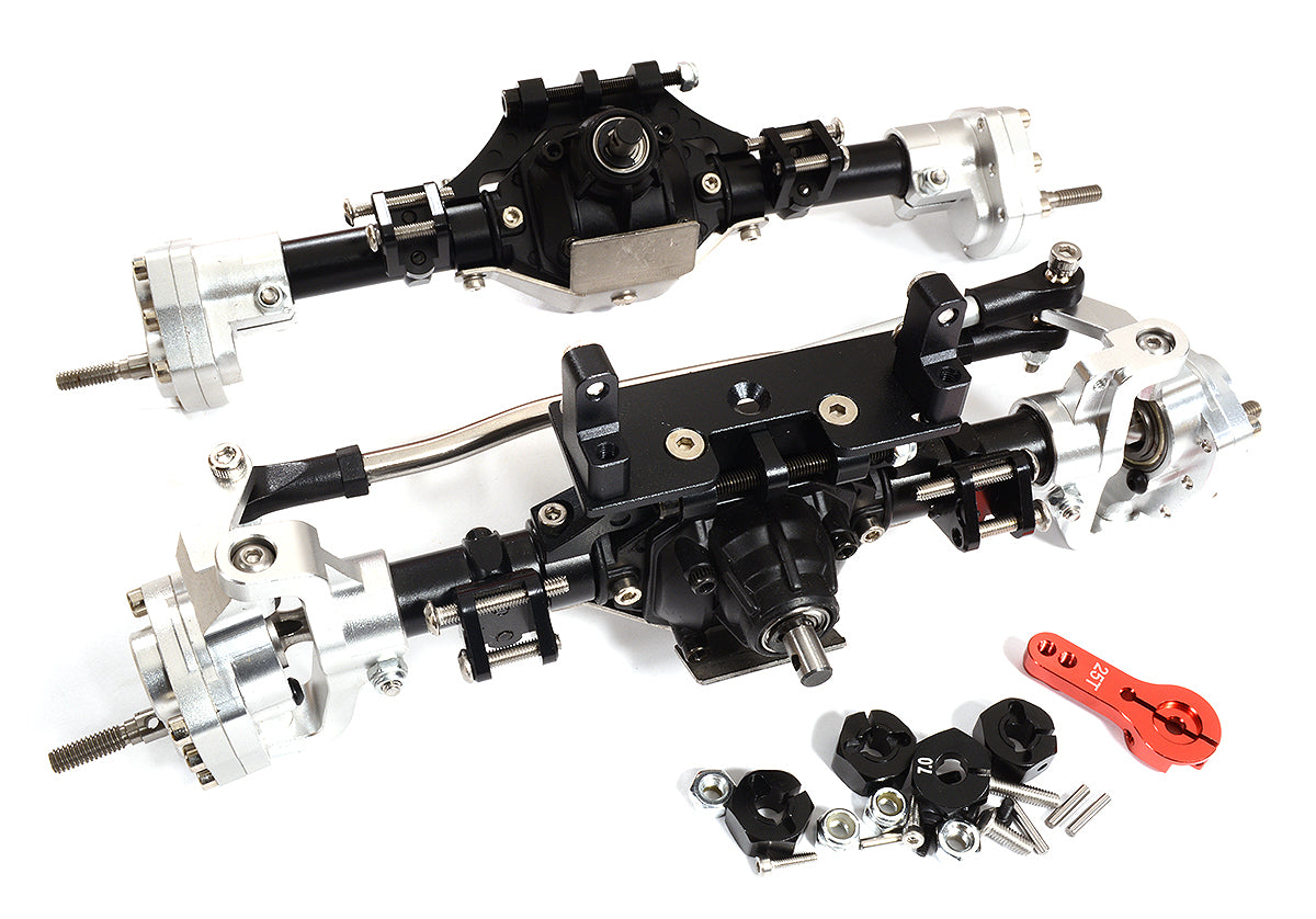 Reversible Rotation F&R Axle Assembly w/ Internals for 1/10 SCX10 II & SCX10 III