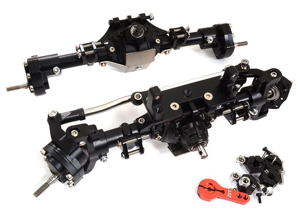 Reversible Rotation F&R Axle Assembly w/ Internals for 1/10 SCX10 II & SCX10 III
