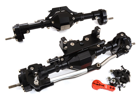 Reversible Rotation F&R Axle Assembly w/ Internals for 1/10 SCX10 II & SCX10 III