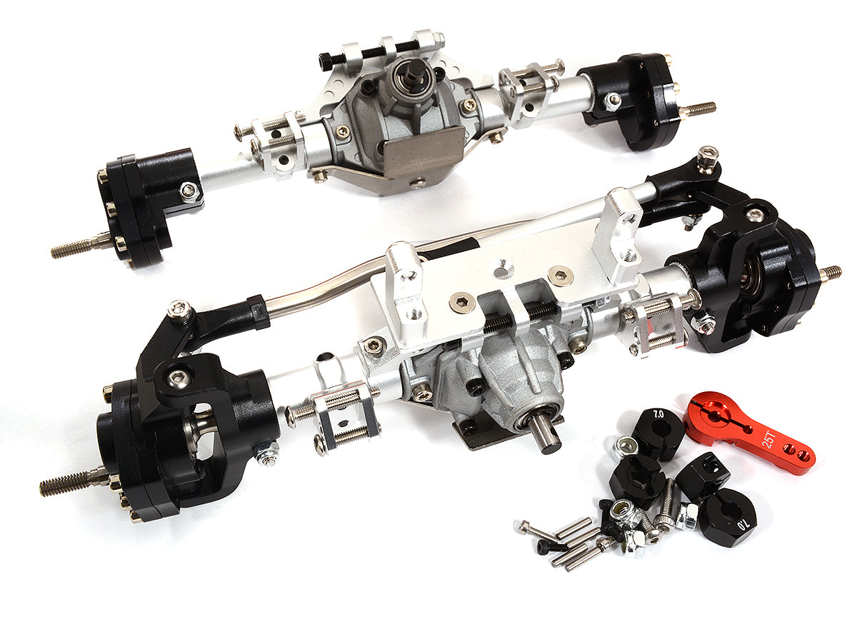 Reversible Rotation F&R Axle Assembly w/ Internals for 1/10 SCX10 II & SCX10 III