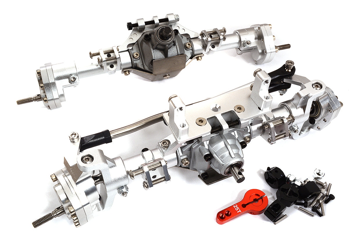 Reversible Rotation F&R Axle Assembly w/ Internals for 1/10 SCX10 II & SCX10 III