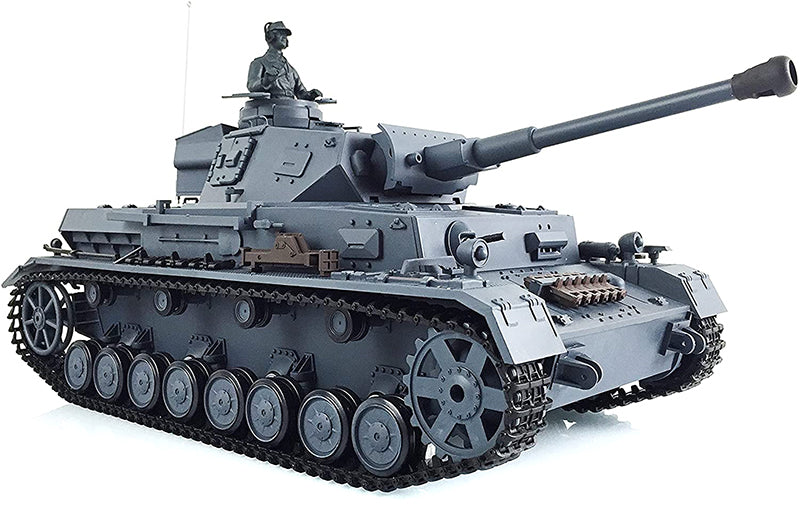 1/16 Scale Panzer IV F2 Type Tank, 2.4Ghz Remote Control Model HL3859-1 7.0