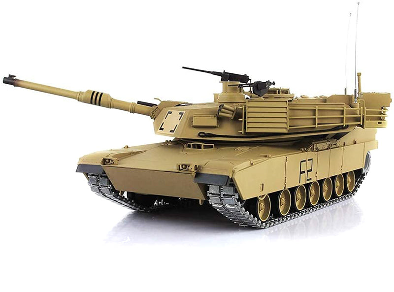 1/16 Scale USA M1A2 Abrams Main Battle Tank, 2.4Ghz R/C Model HL3918-1Pro 7.0