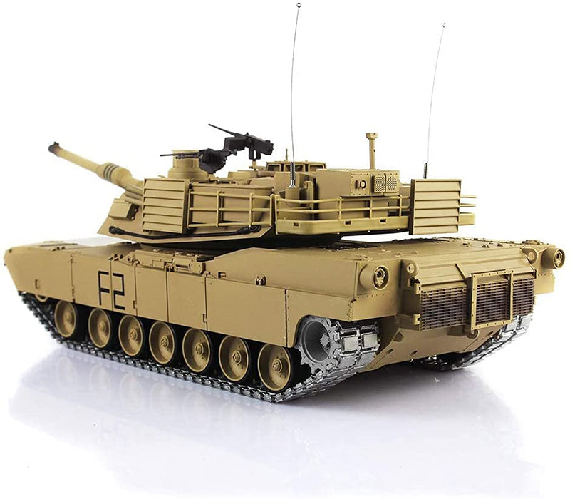 1/16 Scale USA M1A2 Abrams Main Battle Tank, 2.4Ghz R/C Model HL3918-1Pro 7.0