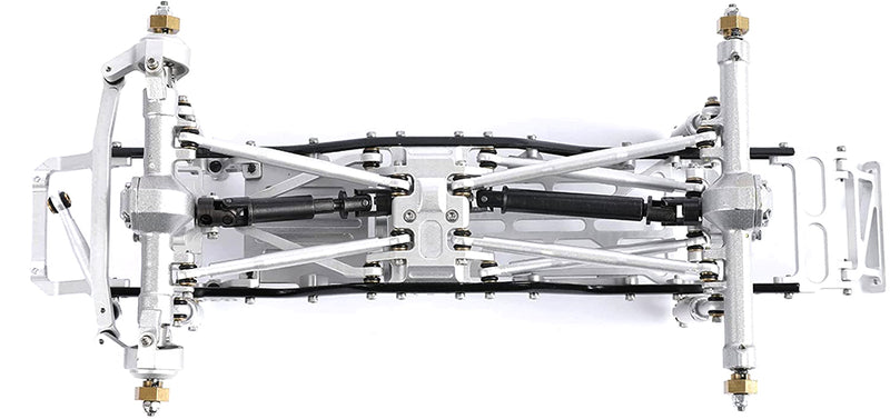 Complete Alloy Conversion Kit w/ 133 Wheelbase for Axial 1/24 SCX24 C10 Crawler