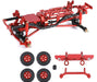 Complete Alloy Conversion Kit w/ 133 Wheelbase for 1/24 SCX24 Deadbolt Crawler
