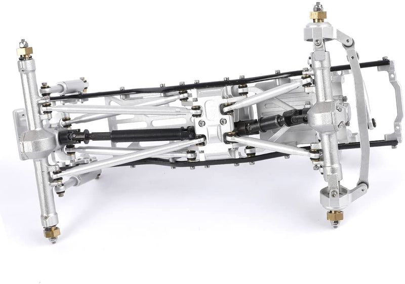 Complete Alloy Conversion Kit w/ 133 Wheelbase for 1/24 SCX24 Deadbolt Crawler