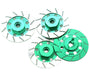 Realistic Alloy Machined Brake 12mm Hex Hub Set for 1/10 Scale On-Road