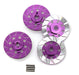 Realistic Alloy Machined Brake 12mm Hex Hub Set for 1/10 Scale On-Road