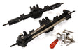 Reverse Rotation F&R Axle Assembly w/ Internals for 1/10 SCX10 II