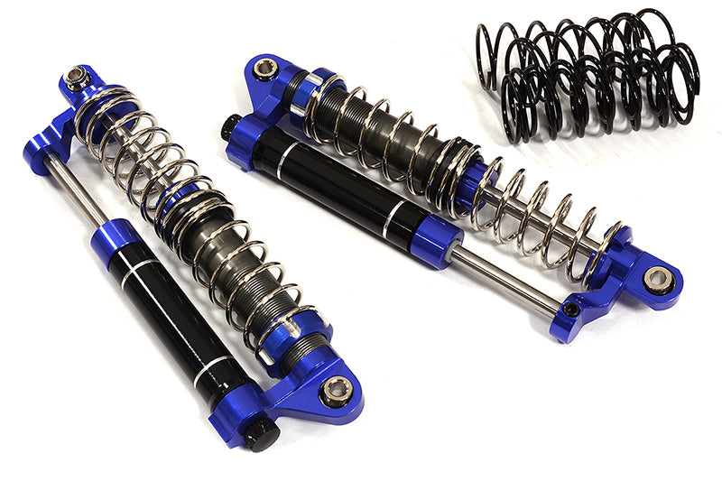 Realistic Billet Machined Dual Shock Set (2) for 1/10 Off-Road Crawler (L=90mm)