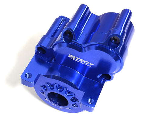 Blue Billet Machined Center Gearbox Housing for 1/10 Scale Traxxas E-Revo 2.0