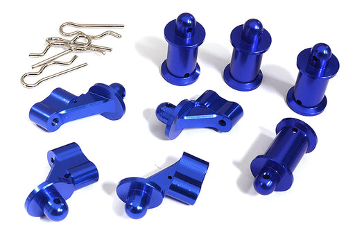 Billet Machined Front & Rear Body Mount Set for Arrma 1/8 Kraton 6S BLX V3