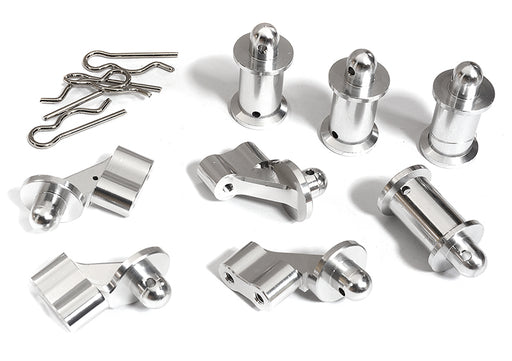 Billet Machined Front & Rear Body Mount Set for Arrma 1/8 Kraton 6S BLX V3