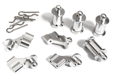 Billet Machined Front & Rear Body Mount Set for Arrma 1/8 Kraton 6S BLX V3